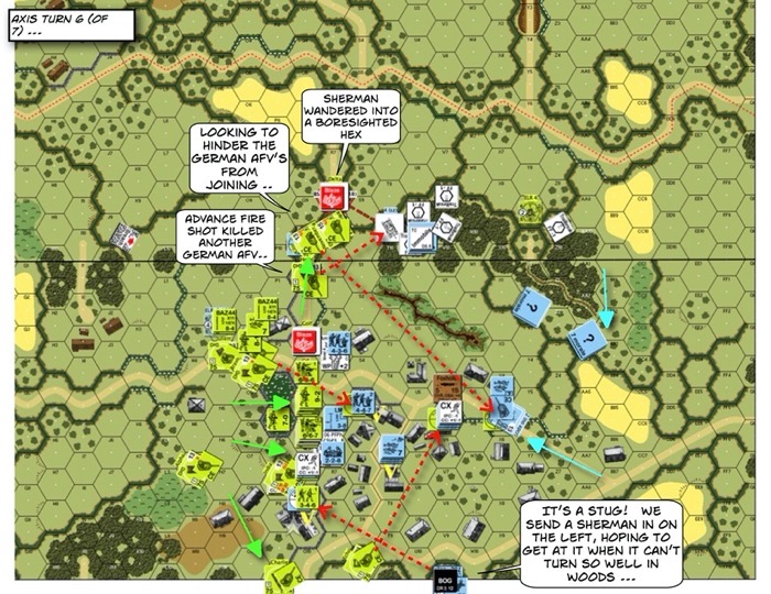 Advanced Squad Leader scenario BFP20 Bypass Lehr (AAR)